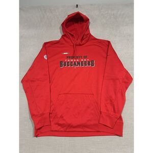 NWOT Mens‎ Tampa Bay Buccaneers Nike Dri Fit Training Hoodie Sweatshirt 3XL Red